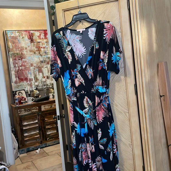 Gibson Latimer multicolor high low dress size xl - Picture 4 of 10